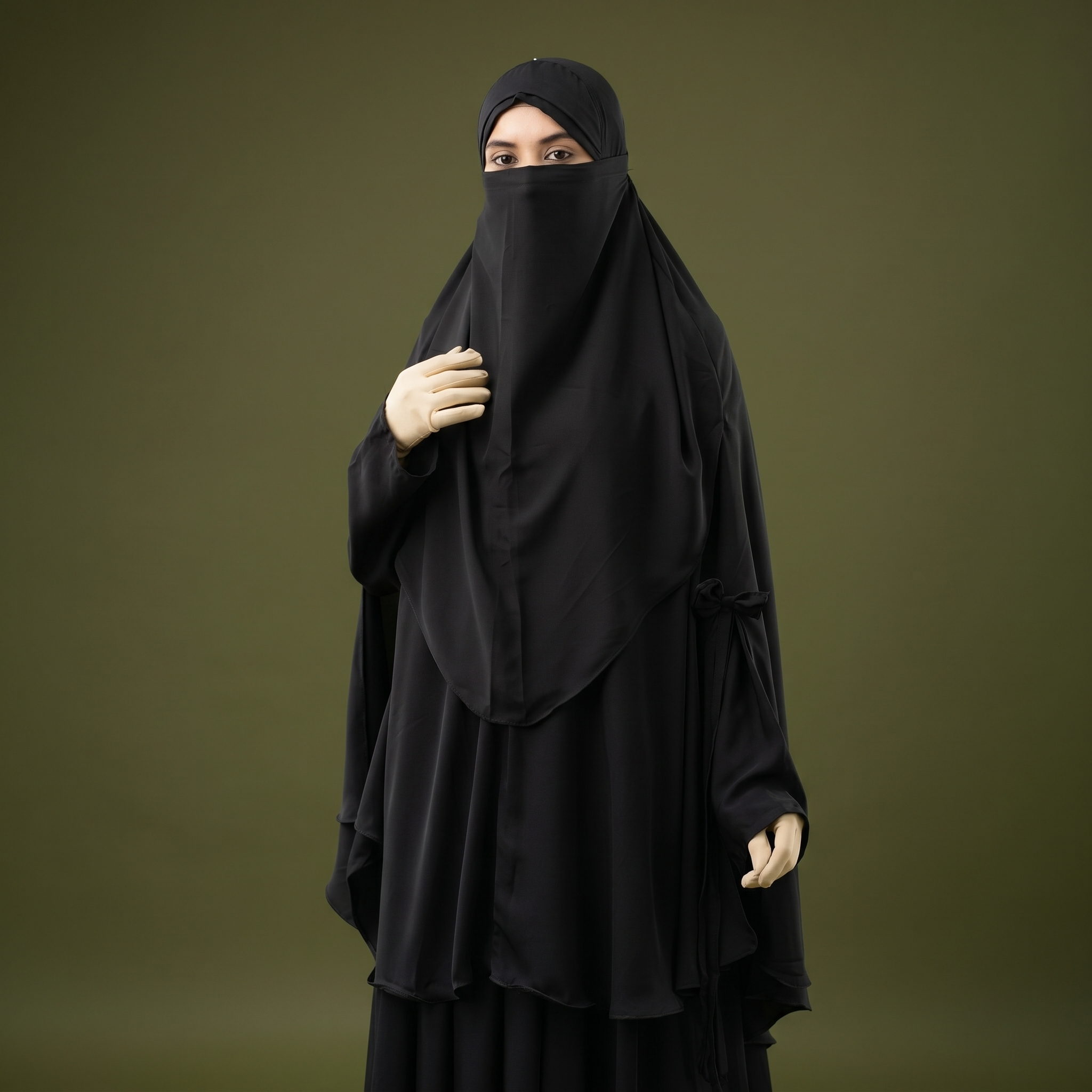 Ready Khimar Hijab – Dubai Cherry Fabric for Women