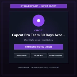 Capcut Pro Team 30 Days Access | Official Digital License