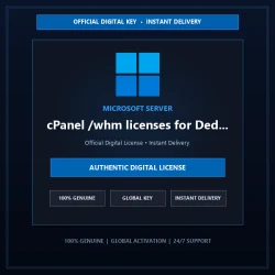 cPanel /whm licenses for Dedicated Server | Official Digital License