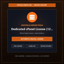 Dedicated cPanel License (12 Months) | Official Digital License