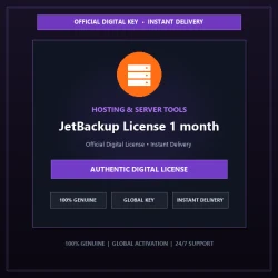 JetBackup License 1 month | Official Digital License