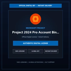 Microsoft Project 2024 Pro Account Bind Key | Official Digital License