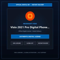 Microsoft Visio 2021 Pro Digital Phone Activation | Official Digital License