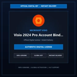 Microsoft Visio 2024 Pro Account Bind Key | Official Digital License