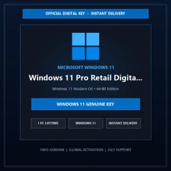 Microsoft Windows 11 Pro Retail Digital Phone Activation | Official Digital L