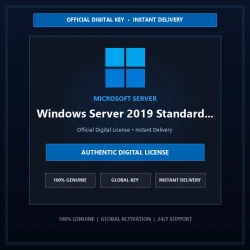 Microsoft Windows Server 2019 Standard 2PC | Official Digital License