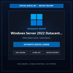 Microsoft Windows Server 2022 Datacenter 2PC | Official Digital License