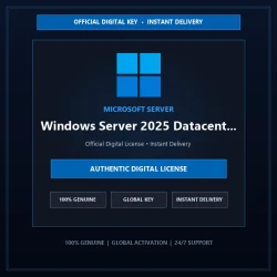 Microsoft Windows Server 2025 Datacenter 2PC | Official Digital License