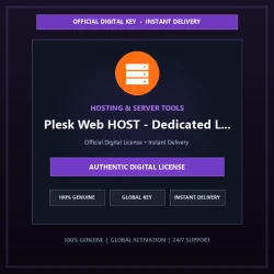 Plesk Web HOST - Dedicated License 1 month | Official Digital License