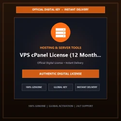 VPS cPanel License (12 Months) | Official Digital License