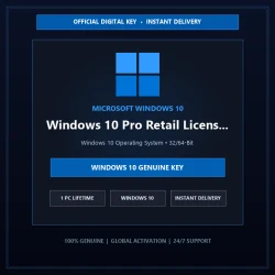Windows 10 / 11 Pro Retail License Key (5 PCs) | Multi-Device Transferable Pack
